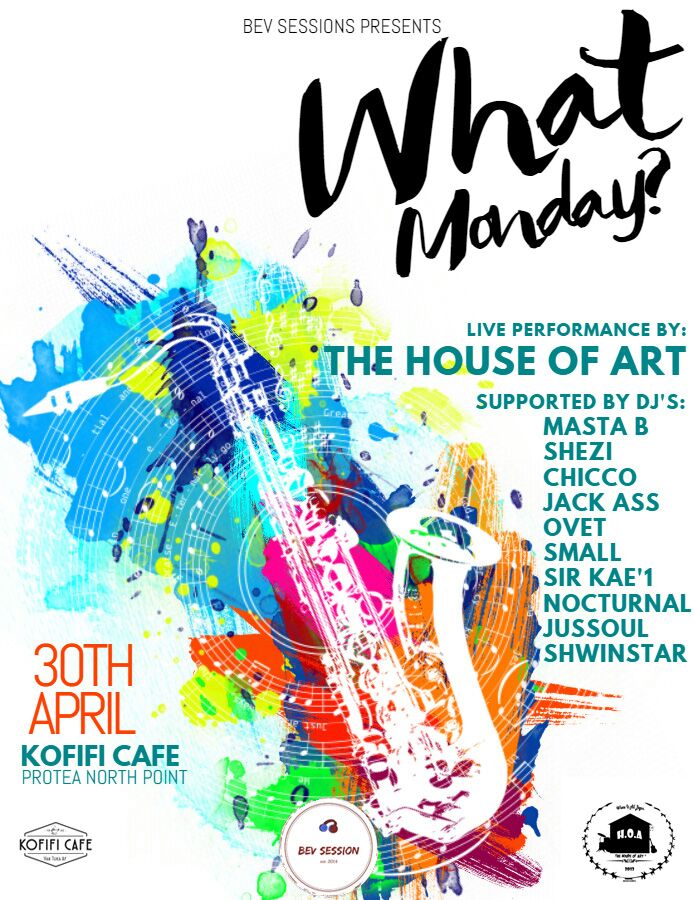 JussoulSA's tweet photo. 30 April @KofifiCafe
04 May @BracosLounge
#BevSessions
#WhatMonday?
#FMF https://t.co/IVtrAb4Kct
