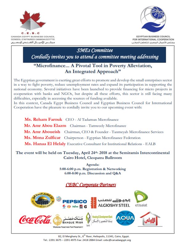 Canada Egypt Business council tweet media