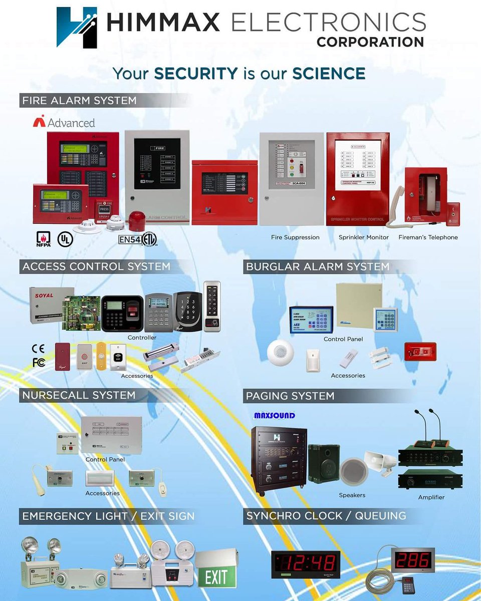 Visit Himmax Electronics Corporation at IFSEC Philippines 2018 to view an array of FDAS, PA/BGM, Access Control, Emergency Lights &amp; other auxiliaries.  

REGISTER to visit IFSEC Philippines 2018 for FREE: onlinereg.ubmasia.com/Registration.a… 

See you there!