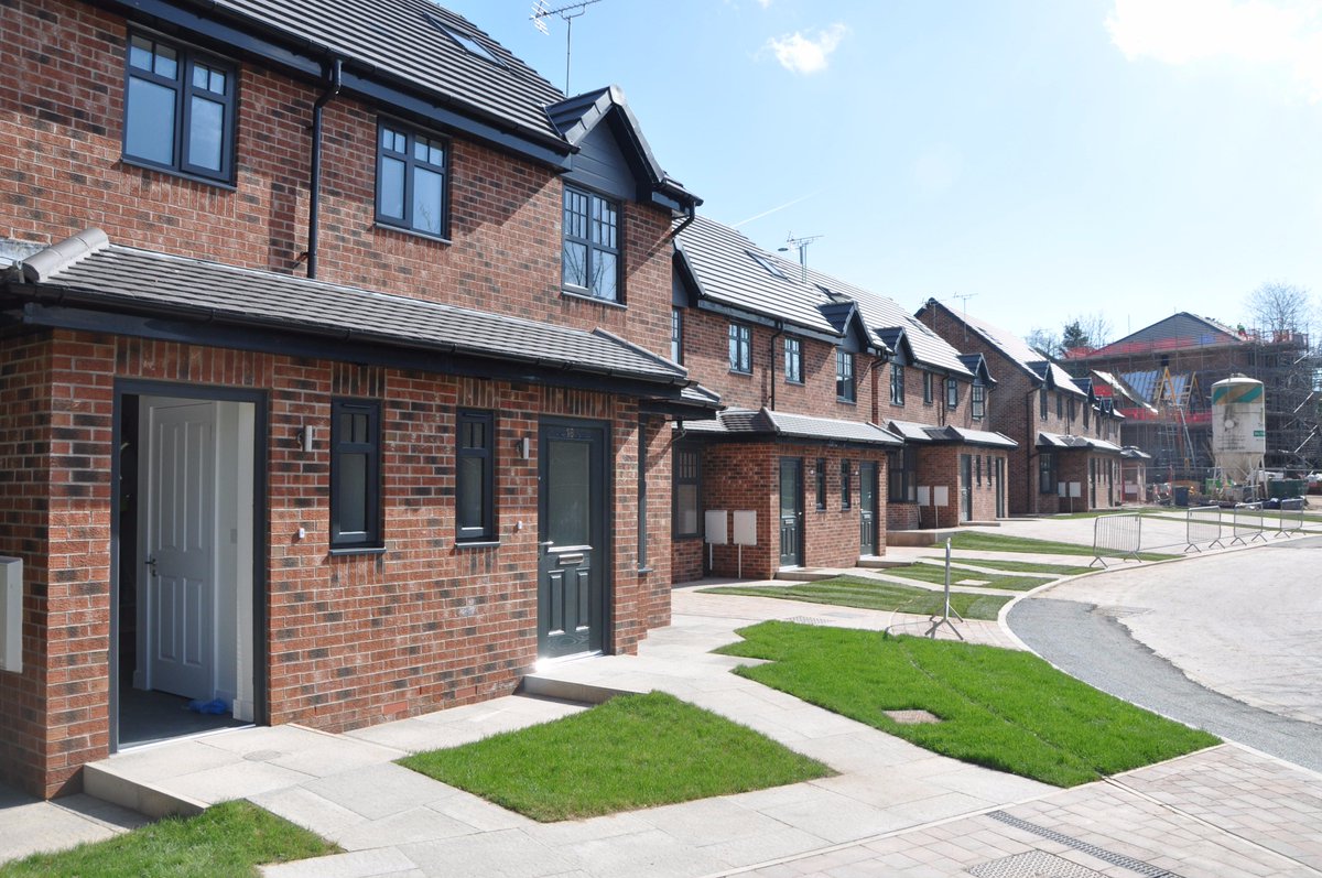 Our King Edward's Court development in Gee Cross, #Hyde is now nearing completion and plots are being reserved fast. Don't miss out on the last few remaining. Call Taylor &amp; Wood in Hyde on 0161 366 1415 to arrange a viewing. #newhomes #forsale #tameside