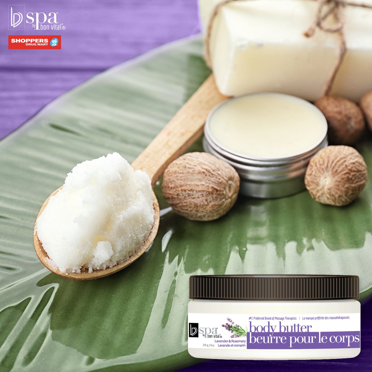 BVSpaCANADA's tweet photo. With cocoa seed butter, #sheabutter and sunflower oil - #BVspa's luxuriously whipped #bodybutters replenish the skin for smooth, supple results. Find them here: https://t.co/S82h6bXlf3 https://t.co/oIt1RV4Yk8