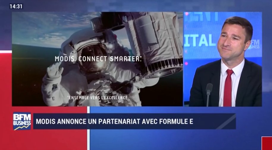 " @ModisFrance partage les valeurs de performance, d'innovation et de développement durable de <a href="/FIAFormulaE/">Formula E</a> " <a href="/LaurentGraciani/">Graciani Laurent</a> dans le <a href="/ClubMediarh/">Le Club Media RH</a> : bfmbusiness.bfmtv.com/mediaplayer/vi… #emobilité