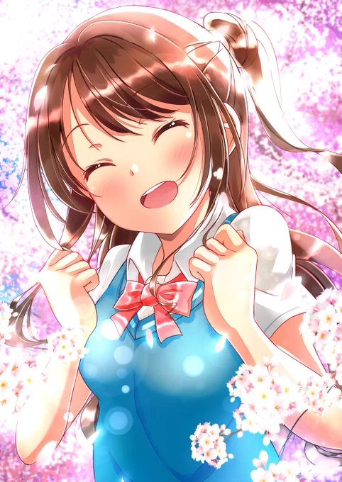 頑張りますな島村さん!青いベスト着てるのが好き
 #島村卯月生誕祭 #島村卯月生誕祭2018 