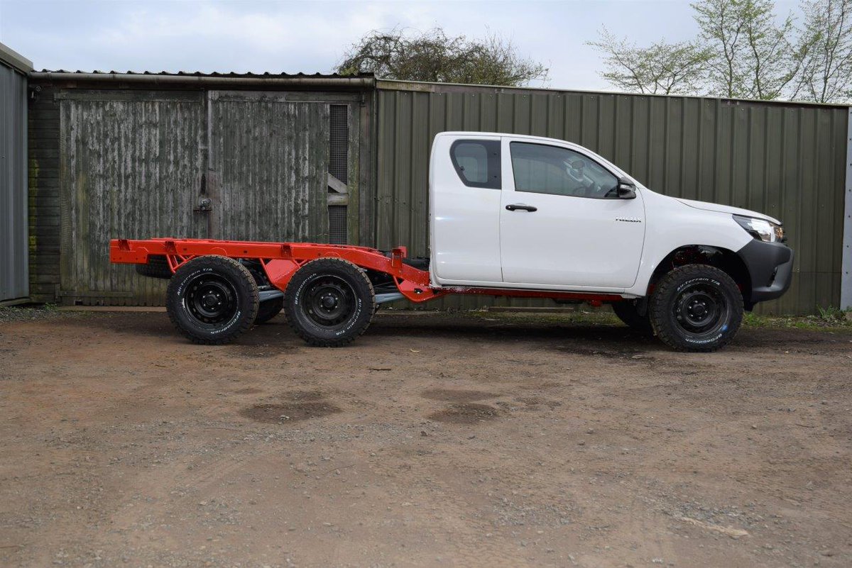 pickupsystems's tweet photo. Our new @ToyotaGB Hi-Load 6x6 will be launched at @TheCVShow tomorrow till Thursday on stand 5H120.
See you all there!
#6x6 #pickupsystems https://t.co/VL1afst8fQ