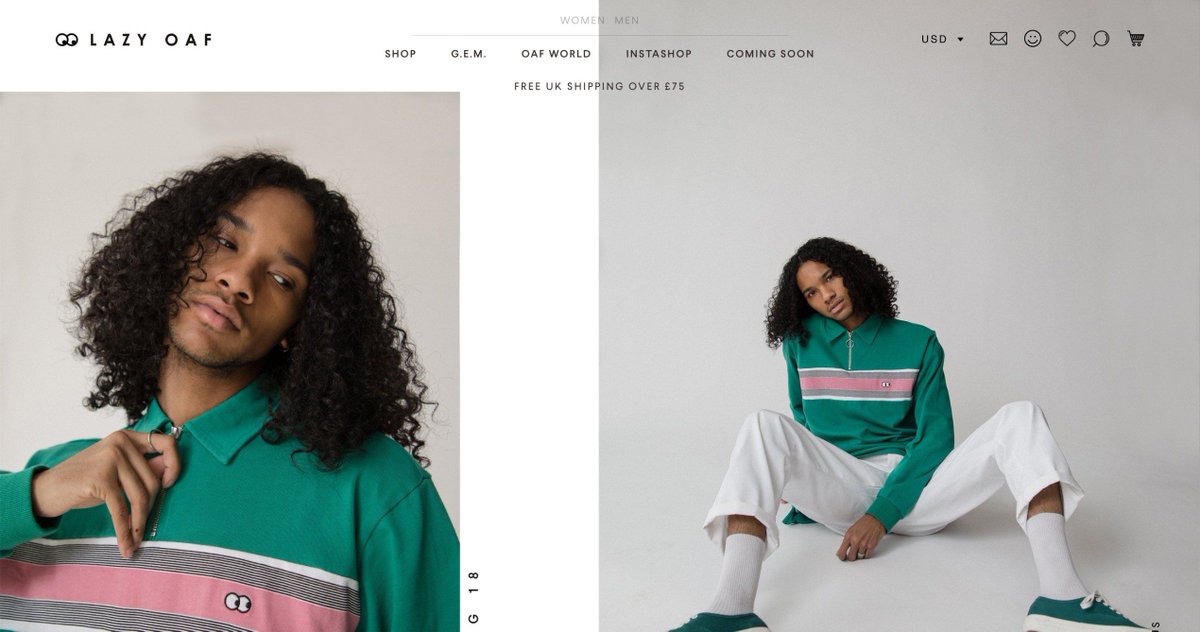 beautifulstores's tweet photo. Today on @BeautifulStores → Lazy Oaf https://t.co/9HdkIQbRiA

#beautifulstores #webdesign #ecommerce https://t.co/4NQKfZnhH2