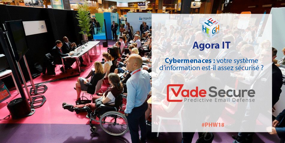 ParisHealthcare's tweet photo. 🧐[Focus Programme] #Cybermenaces : Votre système d’information est-il assez sécurisé ? présenté par @VadeSecure - #PredictiveDefense #phishing #sécurité

📅Rdv le 30 mai 2018 à 9h15 sur la #PHW18

➡️https://t.co/Z29Qv0nEzG https://t.co/tvkkzlN6xt