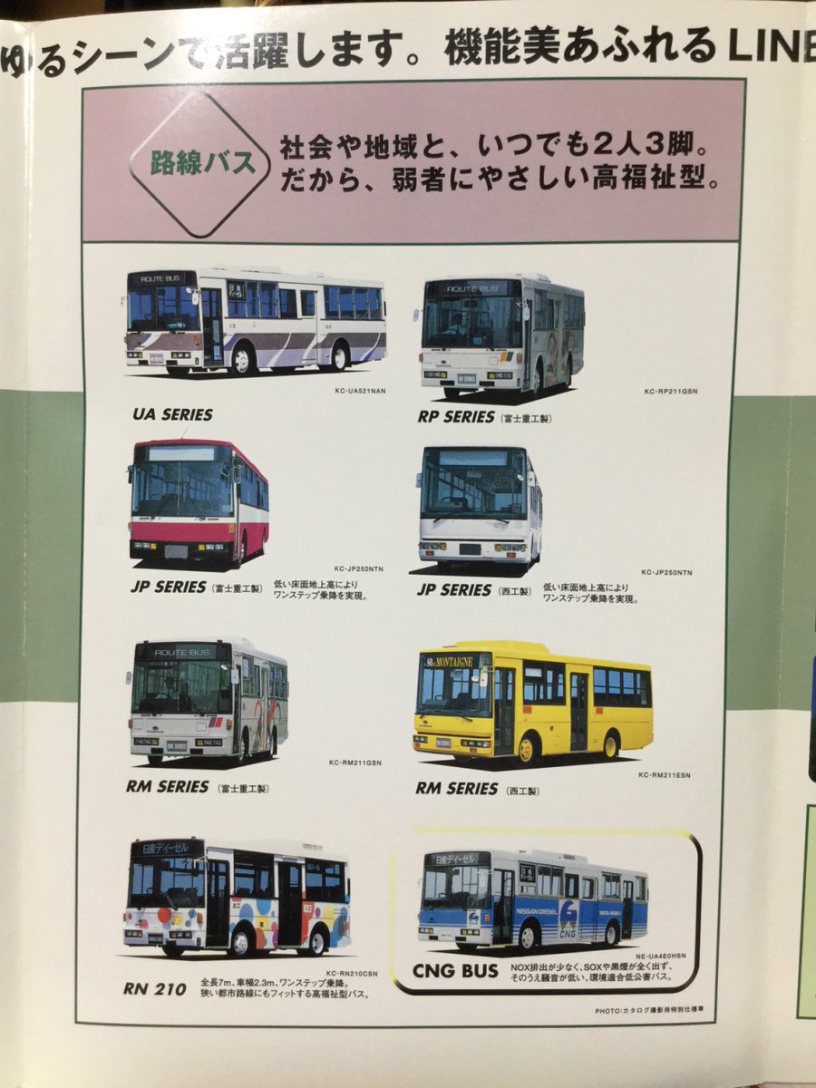 日産ディーゼル バス総合カタログ