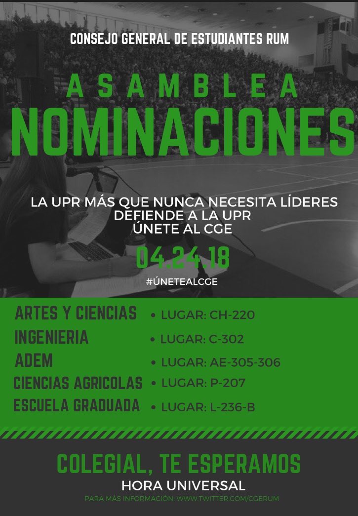 ¡Acepta el reto!
Únete al Consejo de Estudiantes Graduados para representar a tus compañeros y hacer valer sus derechos. 💪🏼🐶