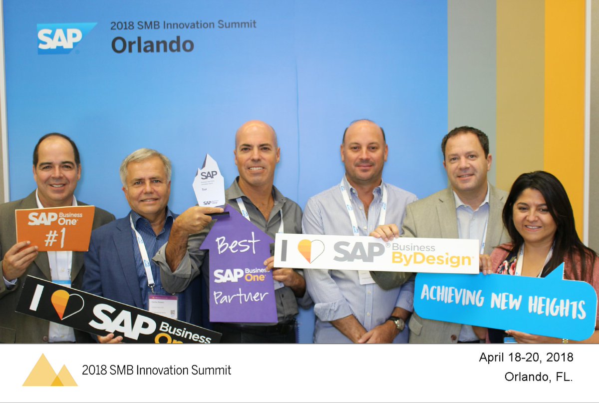 Sypsoft360's tweet photo. @Sypsoft360 Perú, Chile y Ecuador estuvo presente en el #SMBSummit2018 conociendo las últimas innovaciones tecnológicas que nos trae SAP Business One para este 2018. https://t.co/Kqi8i3CQHO