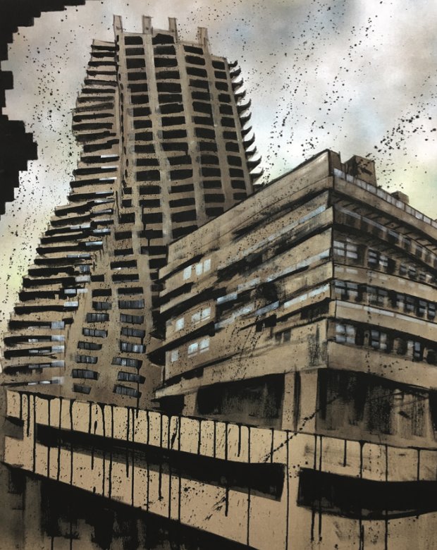 dcontempart's tweet photo. The Transient City By Luke Walker 20th April - 17th May. BARBICAN. #architecture #contemporaryart #DContemporary #painting https://t.co/79BROGSKas