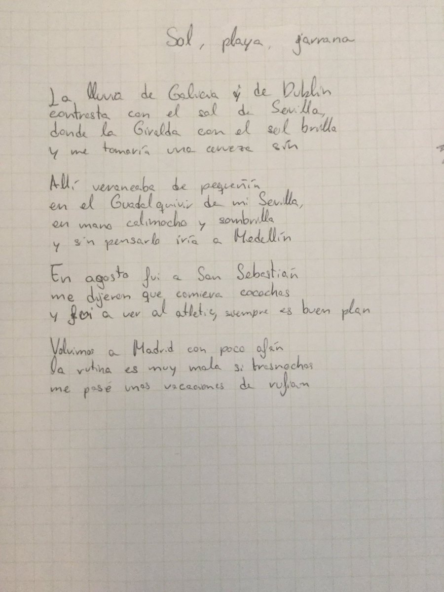 cber2001's tweet photo. Hoy en clase de lengua hemos hecho un concurso de sonetos creados por nosotros mismos. Feliz #DiadelLibro https://t.co/x2Y76HqOm9