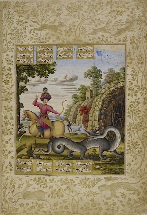 BLAsia_Africa's tweet photo. Remembering St George patron saint of England, Aragon, Catalonia, Ethiopia, Georgia, Greece, Lithuania, Palestine, Portugal, and Russia with a (Persian) dragon #StGeorgesDay #SharedHeritage https://t.co/zIb1eGMaqF https://t.co/2nlFELyaDO