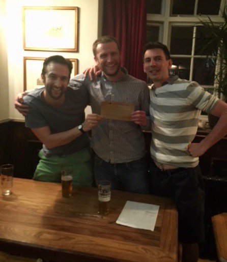 TracyStarreveld's tweet photo. Last night's #PubQuiz @QuizCoconut @TheSportingPage was a hoot! Brand new champions - "The Fail Wintons" @AdamRRoberts - narrowly beating the competition in a tense tie-break! Come back and spend your £50 soon, guys! Every Sunday 7pm : ) https://t.co/jYfU57atRF