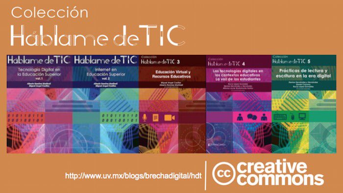 Hola colegas de <a href="/roabeTIC/">Háblame de TIC</a>. Con entusiasmo les compartimos 5 volúmenes de la colección de libros <a href="/HablamedeTIC/">Háblame de TIC</a> #creativecommons