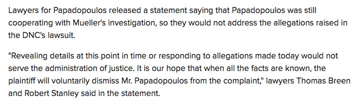 Zoe Tillman on Twitter: "Recall that last week Papadopoulos' lawyers ...