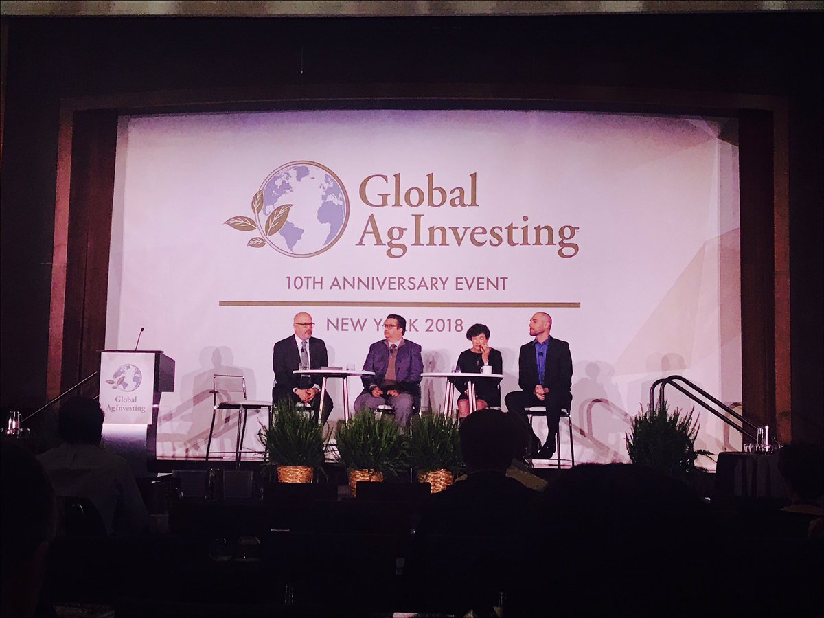 IDAemergebiz's tweet photo. 'AgTech Start-Ups with Staying Power' great panel discussion at #GAI2018 with @AeroFarms @ConservisCorp &amp; @MarroneBio https://t.co/hDJCdjZNSB