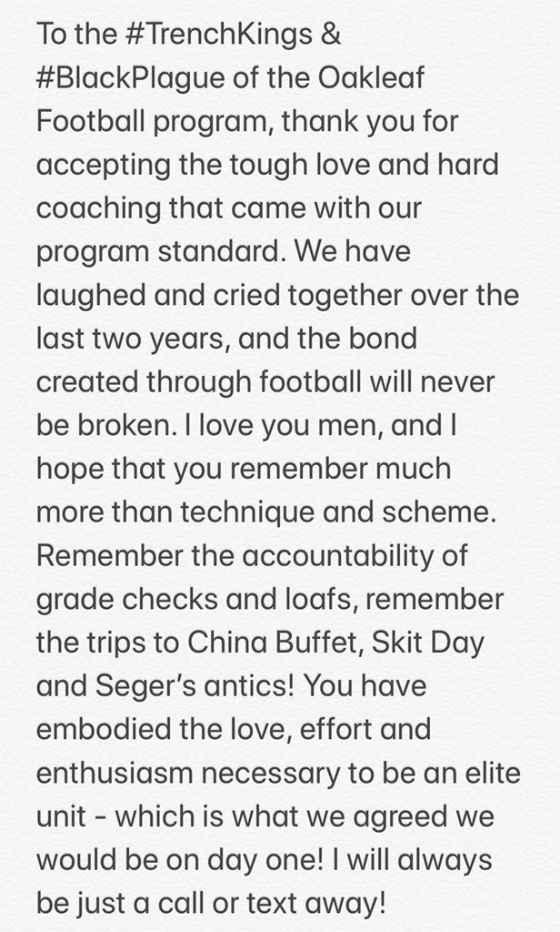 CoachCWheeler's tweet image. 904 🌞 ✈️ 770 🍑 #ThePlan @OakleafFootball #OakleafBuilt #TrenchKings @WestForsythFB #WolverineWay #GuloGang