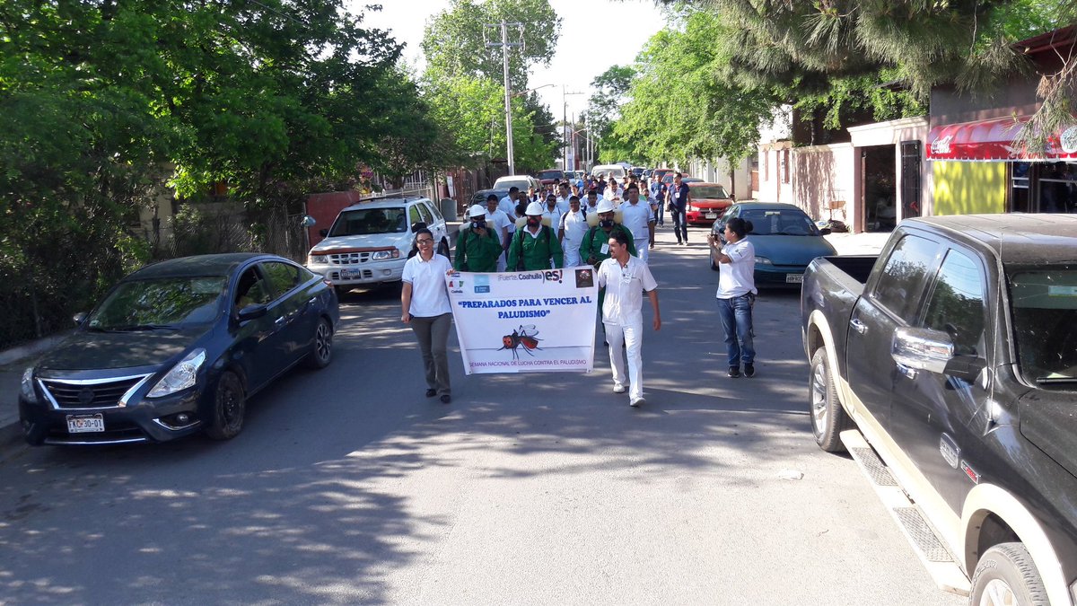 js02coah's tweet photo. #Preparandonosparavenceralpaludismo, celebracion del desfile del "Dia Mundial de Lucha contra el Paludismo" en la Juirsdiccion 02 Acuña. https://t.co/1BvdCQXZD2