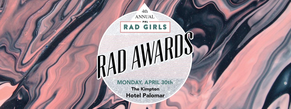 🎉 The 4th Annual Rad Awards are only a week away and tickets are going 💨 FAST! Don't miss out on the party of the year! See you there? Tix: rad-girls.com/the-fourth-ann…