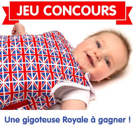 A l'occasion de la naissance du troisième royal baby, nous offrons une #gigoteuse #Grobag très british sur notre page Facebook ! on.fb.me/23GBnJD