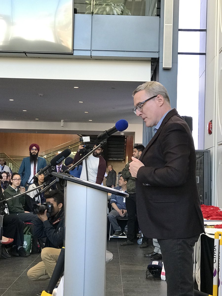 TrusteeMcDonald's tweet photo. There’s a buzz in the air CRICKET @CityBrampton CIMA Mayor’s School Cricket Tournament @MooreintheAM @CanadianTire John Orridge @PeelSchools https://t.co/CPrtpqgoCK