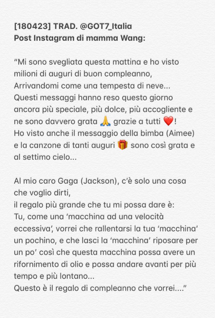 Got7 Italy Auf Twitter Video Di Aimee Che Canta Tanti Auguri Nonna Tanti Auguri Tanti Auguri Alla Migliore Nonna Del Mondo