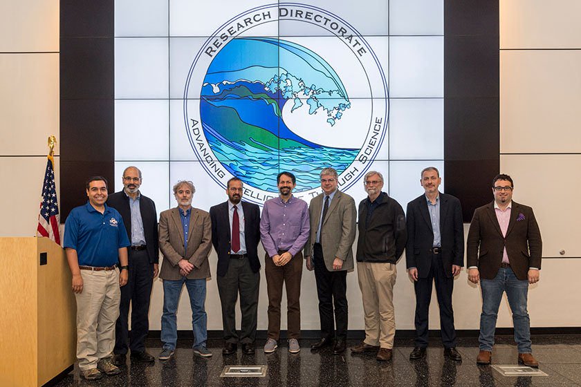 sila_insights's tweet photo. Six universities will partner w/#NSA on "lablets" to research foundational #cybersecurity &amp; #privacy research. They are: @KUnews, Vanderbilt, @ICSIatBerkeley, @CarnegieMellon, University of Illinois-Champaign, @NCState. Photo shows reps from those schools https://t.co/PYhbd5FhNa https://t.co/BnufQQk2kb
