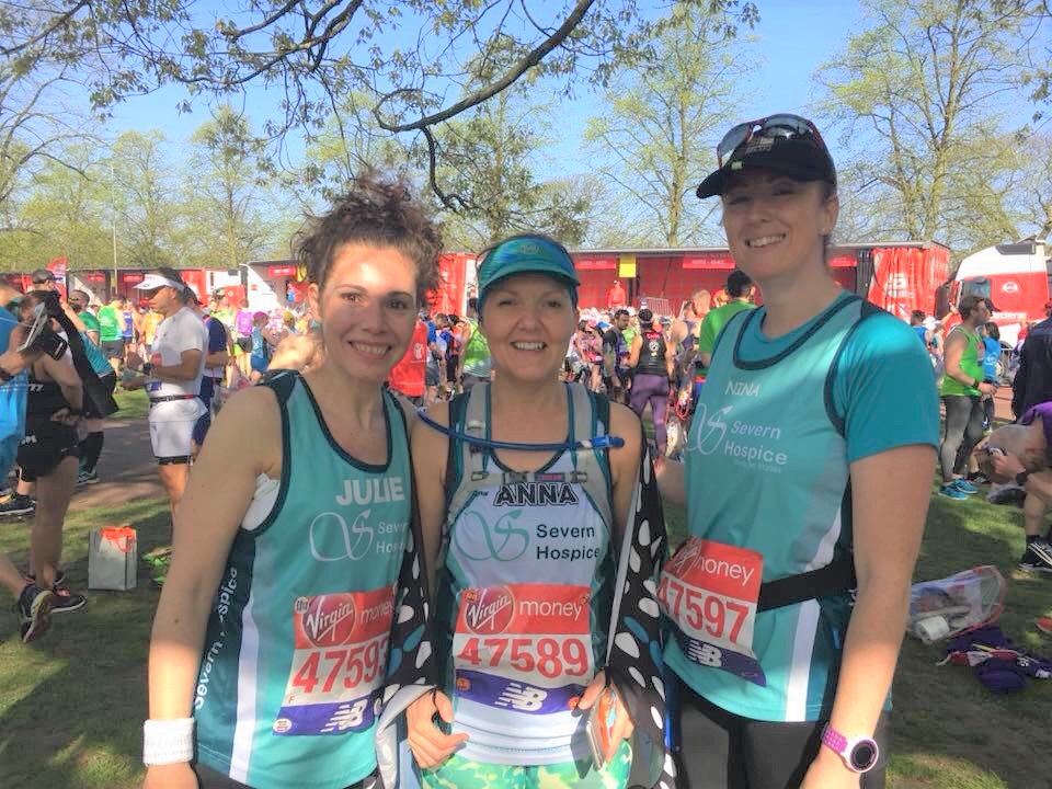 severnhospice's tweet photo. We're exhausted just looking at photos of our #Londonmarathon fundraisers @lcgilhooley, @HornseyJo, @daleedwards88, Claire Morrey, Julie Davies, Anna Perring and Nina Twigger, and everyone at #TeamMoz: @lolly2510, @mozman1981. Been inspired? https://t.co/fn6Jmq49GA https://t.co/s2kdq95Wwq