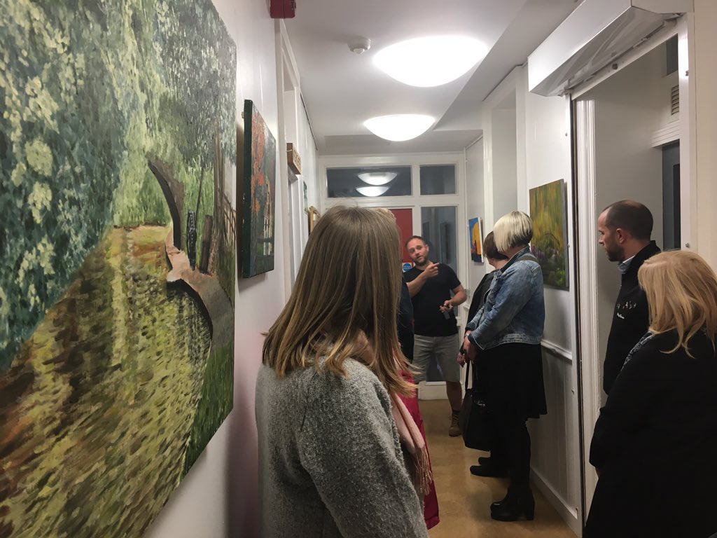 SocialEnt_UK's tweet photo. The #SocEntPlaces tour continues at @StartCreative1 an inspiring woodwork, art, ceramics and music social enterprise working with people facing difficult social challenges.  #socent https://t.co/XoZipT43uB