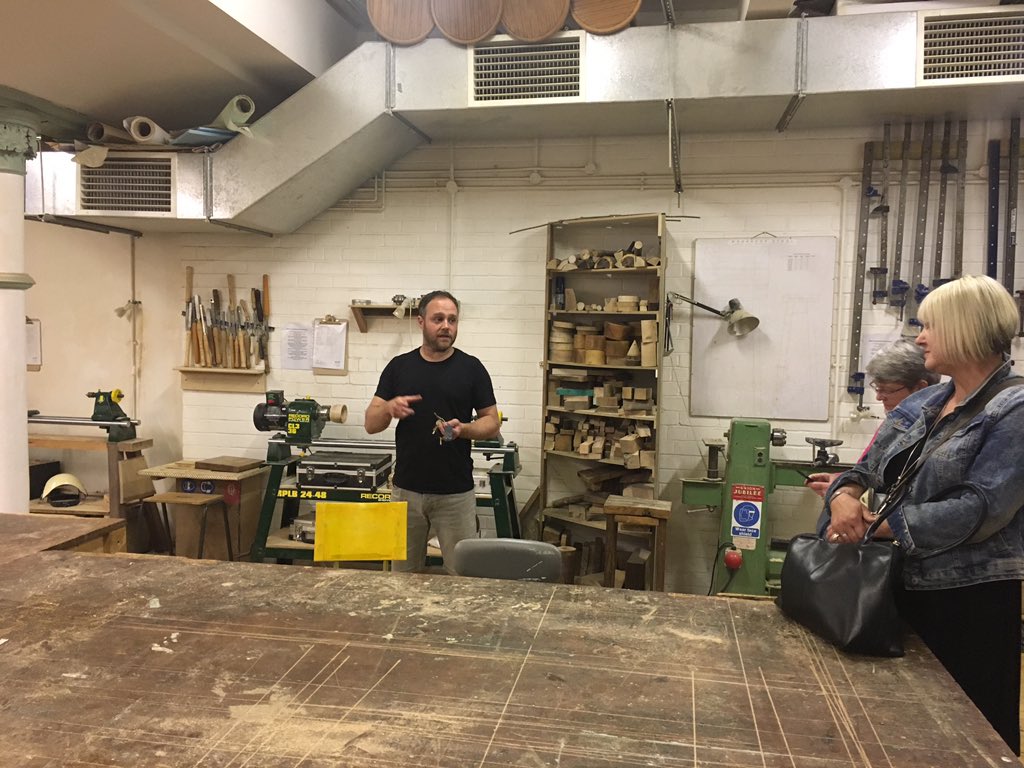 SocialEnt_UK's tweet photo. The #SocEntPlaces tour continues at @StartCreative1 an inspiring woodwork, art, ceramics and music social enterprise working with people facing difficult social challenges.  #socent https://t.co/XoZipT43uB