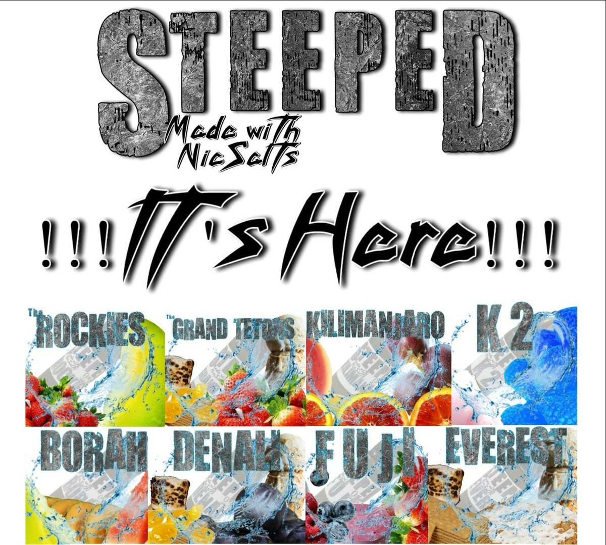 ohms_vapes's tweet photo. Steeped line is here!! You're going to want to try this juice! https://t.co/CVGiOmweAS
#ohmsvapes #vape #ejuice #eliquid #vapers https://t.co/NEwZpAZeaT