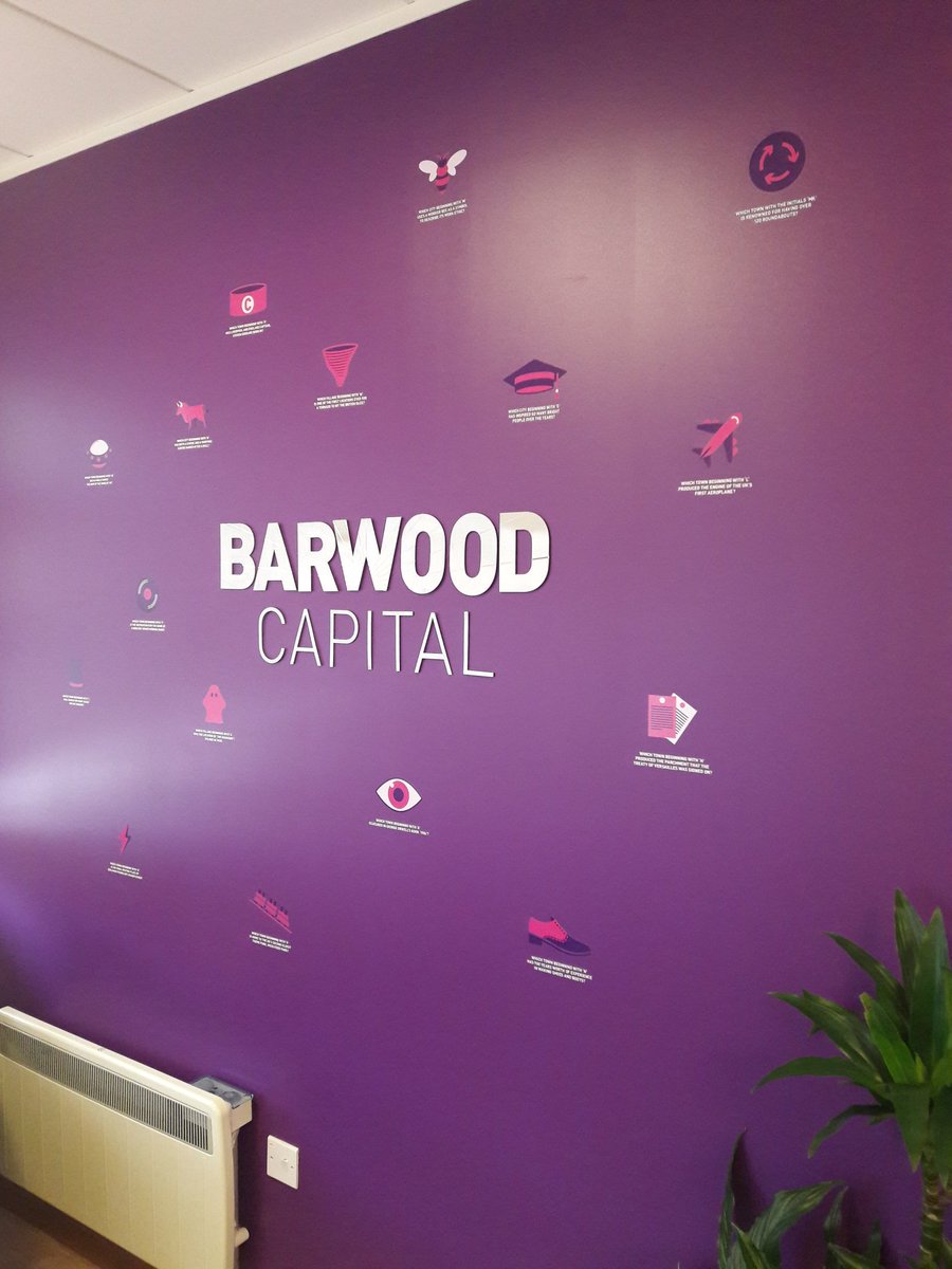 barwood_capital's tweet photo. In future our waiting guests can take part in our very own pop quiz! Do you know the answers? Thank you @kimptoncreative for the designs! #Northampton #property #propertyinvestment #funds #regional https://t.co/xj9j9D3wt3