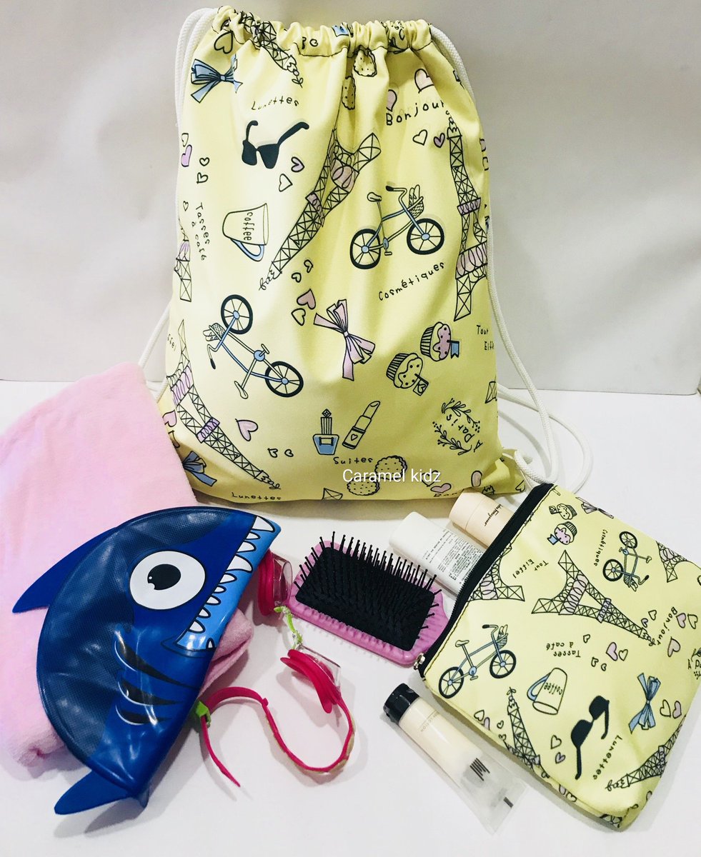 Summer means picnic time 🏖️ What could be better than this lightweight and roomy #DrawStringBags and the perfect matching #pouch.

#CaramelKidz #personalize #SpaciousBags #Presents #mom #BirthdayPresents #ReturnGifts #BackPresents #kidschoice #SummerCamp #Back2School