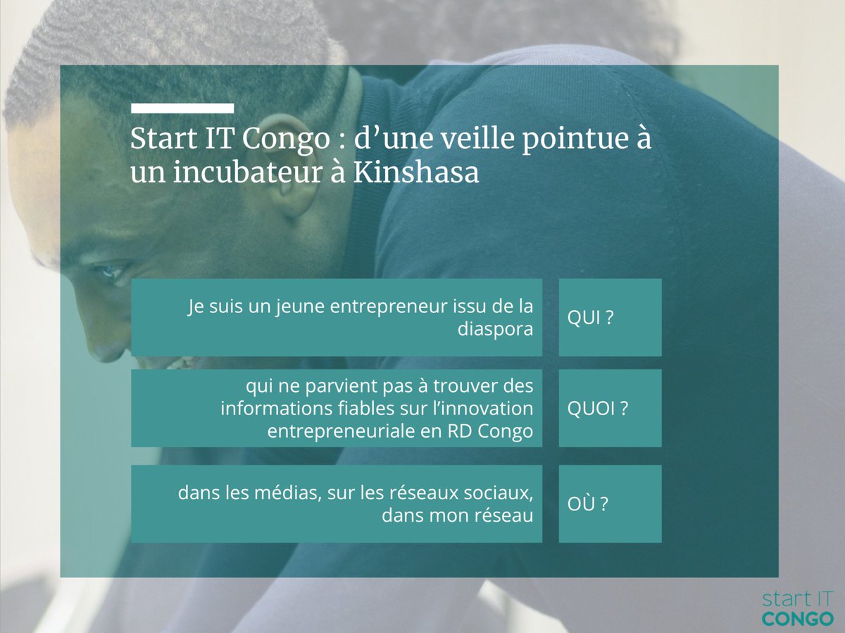 StartITCongo's tweet photo. À l'occasion du meet-up de @KinshasaDigital la semaine dernière nous avons présenté 3 façons concrètes dont un congolais de la diaspora peut aider une startup congolaise à se développer.
Consultez la mini-présentation ici : https://t.co/U3DheLhc62 https://t.co/U1hg6WVzpK