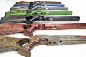 GunmartHQ's tweet photo. Mark Camoccio checks out some new British-made stocks https://t.co/Bl8IYUomUi https://t.co/eKQ4TyMYI5