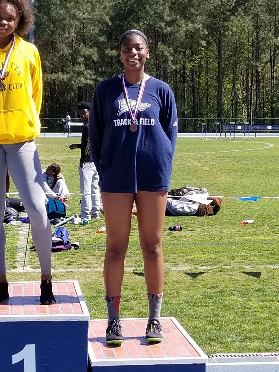 NPHS_TF's tweet photo. Congrats to Ayah Foxx-Howard for finishing 3rd in High Jump and qualifying for sectionals! https://t.co/WCtUpP3goh