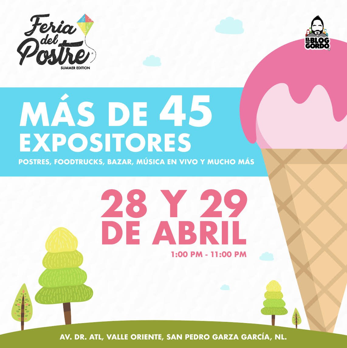 🍪🍭¡Un fin muy dulce!🍰🍦 #LaFeriaDelPostre llega con más de 45 expositores para deleitar tu paladar!