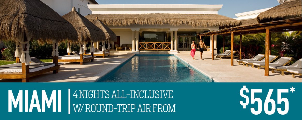 DYEliteTravel's tweet photo. Riviera Maya Vacation Package Deals:
All-Inclusive Vacations w/ Non-Stop Air.
#Travel #TravelLife #Vacation #Paradise #RoundTheWorld #Monday #MondayMotivation #DYEliteTravel #Miami #RivieraMaya #TravelMore https://t.co/KuD3Iu7NXp