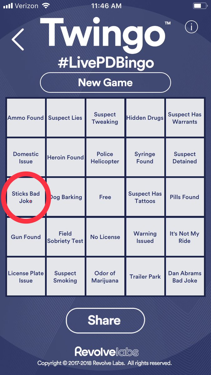 livepdfanatic's tweet photo. Hey @Sean_C_Larkin you guys should play #Twingo and you could get an edge by telling a bad joke on purpose. 👍😜 @TwingoApp #realitypdbingo https://t.co/OLGBYpefN5