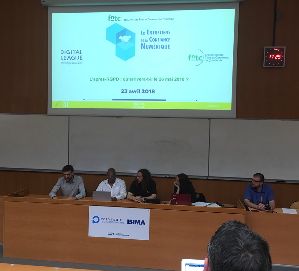 C’est parti pour les entretiens de la confiance #numérique par <a href="/Digitaleague/">Digital League</a> . #ClermontInnovationWeek #CIW @Mais_Innovergne #innovation