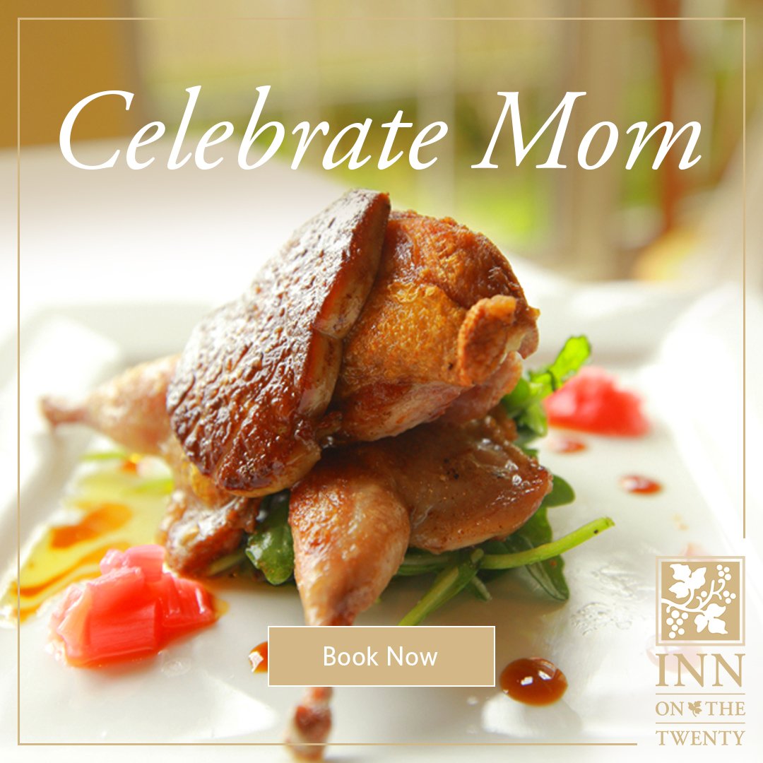InnOnTheTwenty's tweet photo. Let mom recharge at #InnOnTheTwenty with our Celebrate Mom Getaway Package! This Mother's Day, make Niagara’s hidden gem Mom’s new favourite retreat 🌺 See full package details here >> https://t.co/Ce370bh7p8 https://t.co/LCIN4yHeUV