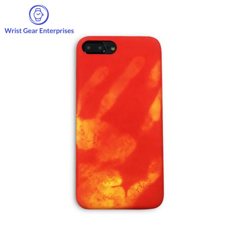 Thermal iPhone case. Changes color when you touch it. Use discount code WGE5 to get 5% off. Visit WristGearEnterprises.com now or ow.ly/K69E30jCoQ8