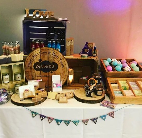 bombedoutmarket's tweet photo. Hand crafted vegan skincare, soaps & Bath Treats. Made by BubbleOff!.
Coming to @bombedoutmarketthis Sunday from 11am-6pm ;) #bom #bombedoutchurch #vegan #skincare #bathsoaps #liverpoolmarkets #liverpool #arts #crafts #artisan #artisanmade #culture #liverpool2018 https://t.co/8kEIKISS7Z