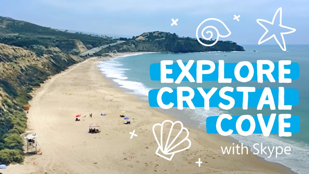 Join a #SkypeClassroom Virtual Field Trip to <a href="/CrystalCoveSP/">CrystalCoveStatePark</a>. Your students will learn all about the animals that can be found and how #CAStateParks are working together to conserve our marine resources. msft.social/gsxJ03