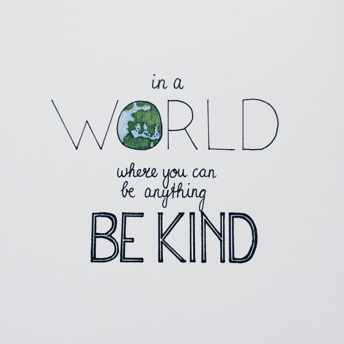 Let's start this week off with kindness <3