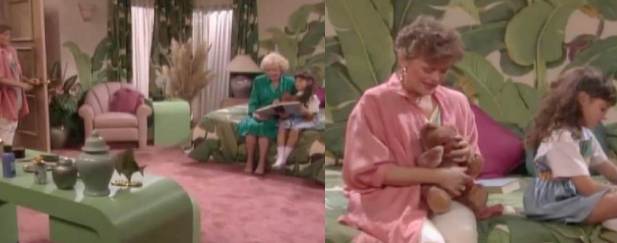 amyhoodlum's tweet photo. Blanche Devereux so started the Millenial Pink/banana leaves thing. #goldengirls https://t.co/Qv9SFjRI2d