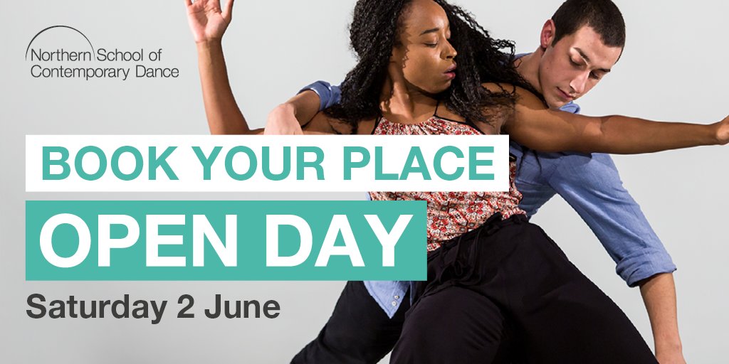 NorthernSchool's tweet photo. Bookings now LIVE for our OPEN DAY on Saturday 2nd June

Follow the link to book your place and sample world-leading #contemporary dance education here at our home in Leeds 
https://t.co/hu4DRXYeQM

#University #education #study #OpenDay #Leeds #Yorkshire https://t.co/SSncYsWOlP