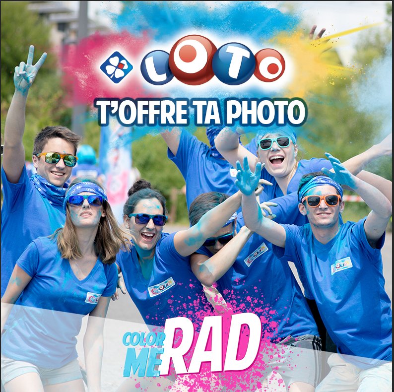 ColorMeRad_fr's tweet image. Retrouve ta photo le jour même de la course grâce à LOTO !

Plus besoin de chercher dans les albums photos 🧐 Les clichés pris par nos photographes arrivent directement dans ton espace coureur ! 👌 

Alors souris et clique par ici 🎉 colormerad.fr

#ColorMeRad