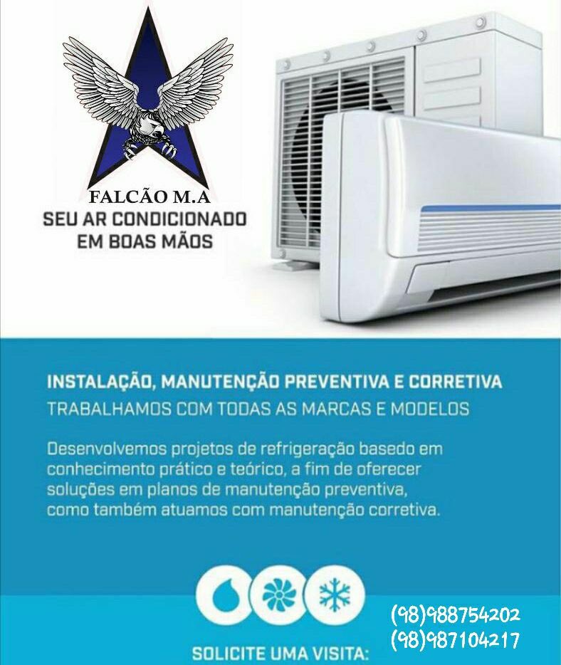 ContratSE's tweet image. Instalação, manutencao preventiva e corretiva.
Trabalhos com todas as marcas e modelos.❄️❄️❄️
Telefones: (98) 98710 4217
(98) 98875 4202
#FalcaoMA #arcondicionado