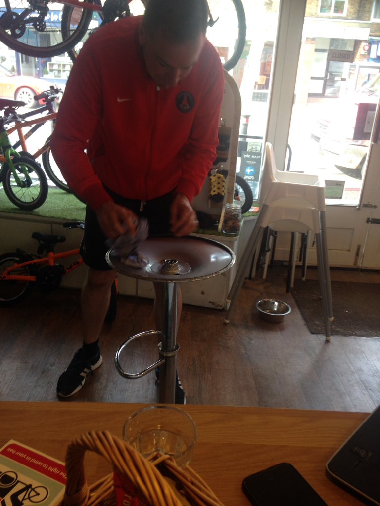 Proper Cycling (@propercycling) on Twitter photo When you go the extra mile for a comfy spot at the bar/office @AtTheHelmRecord <a href="/Brighthelmstone/">BrighthelmstonePromo</a> #coffee #proper #livemusic #teamwork When you go the extra mile for a comfy spot at the bar/office @AtTheHelmRecord <a href="/Brighthelmstone/">BrighthelmstonePromo</a> #coffee #proper #livemusic #teamwork